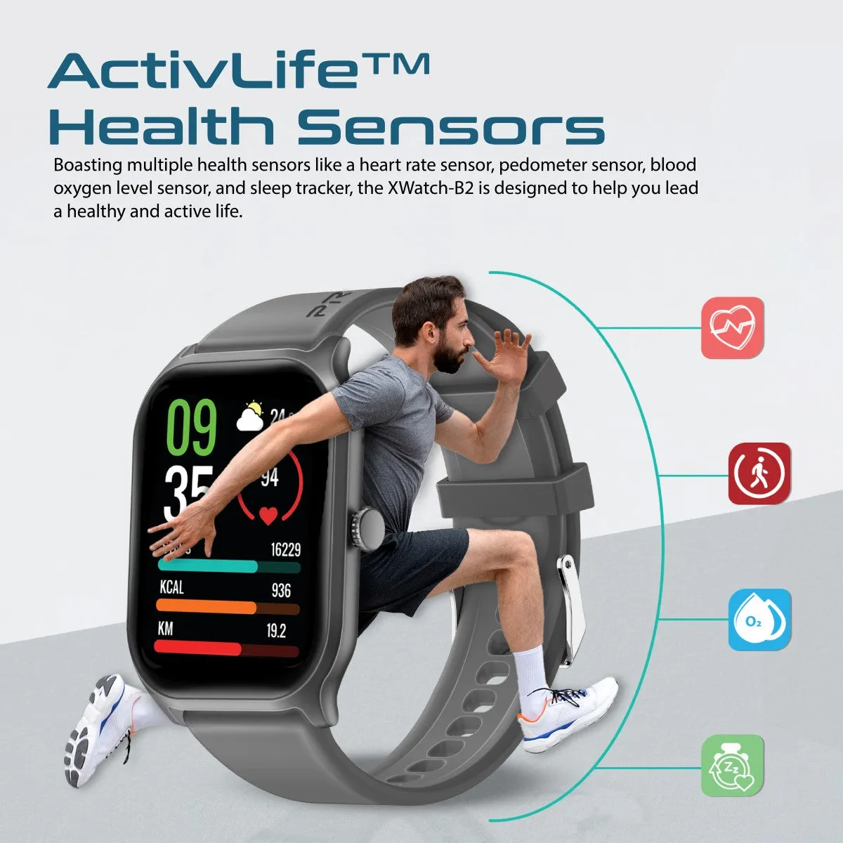 2-Inch ActivLife™ SmartWatch with BT Calling