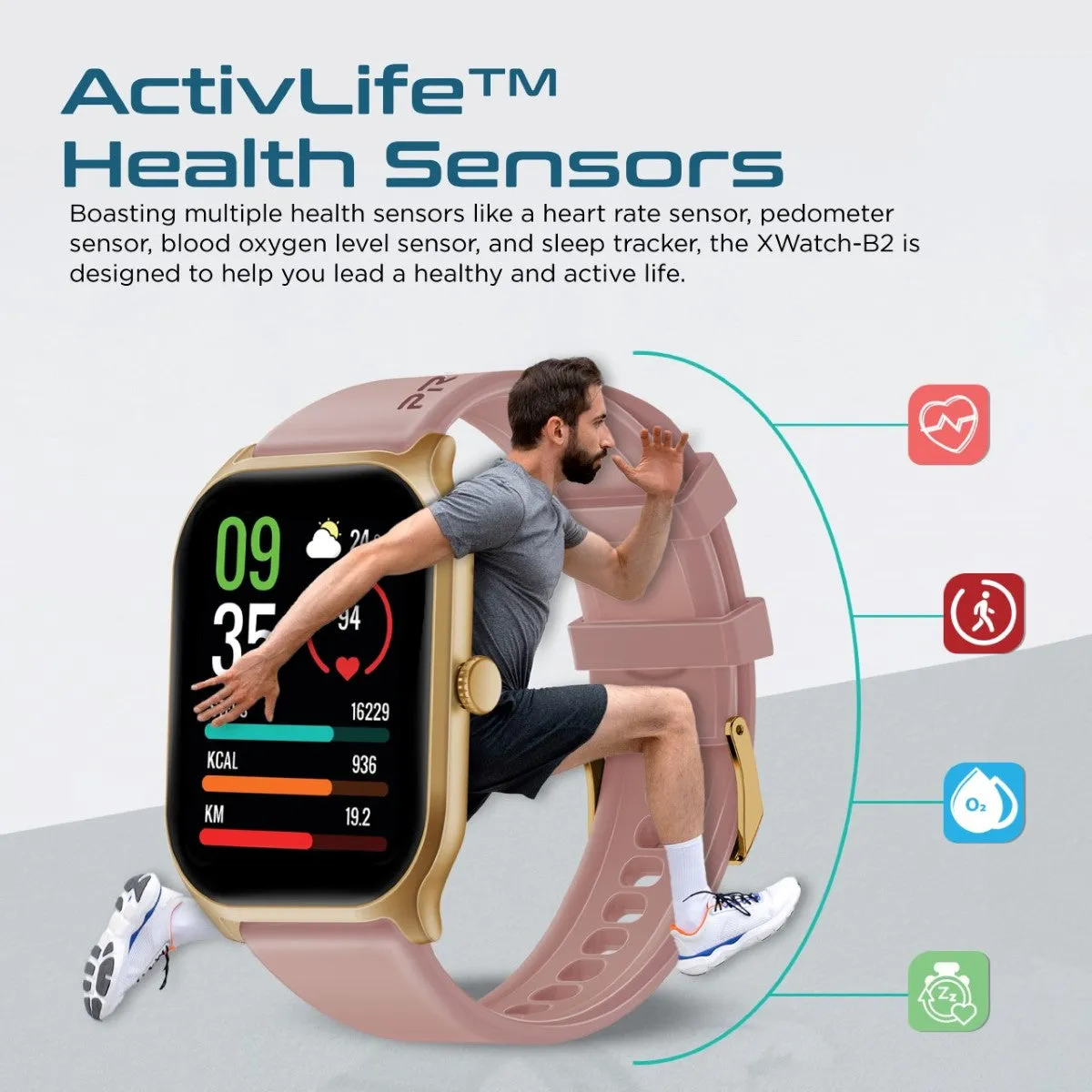 2-Inch ActivLife™ SmartWatch with BT Calling