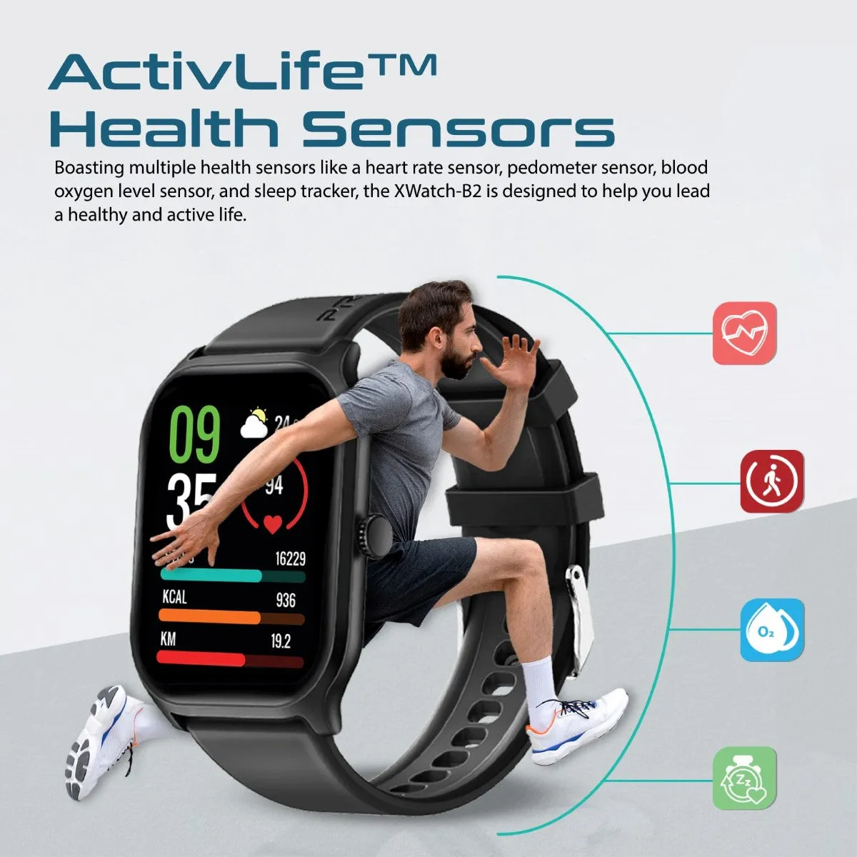 2-Inch ActivLife™ SmartWatch with BT Calling