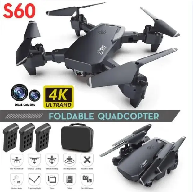 2020 NEW Drone 4k profession HD Wide Angle Camera 1080P WiFi fpv Drone-4k Drone