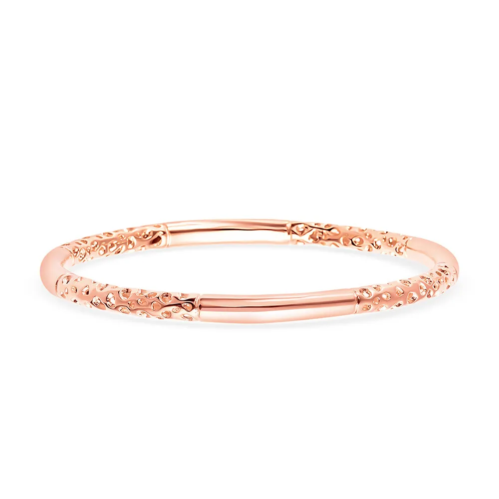 Allegro Lattice Skinny Slim Bangle