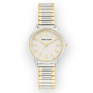 Anne Klein Two Tone Expanding Bracelet Watch