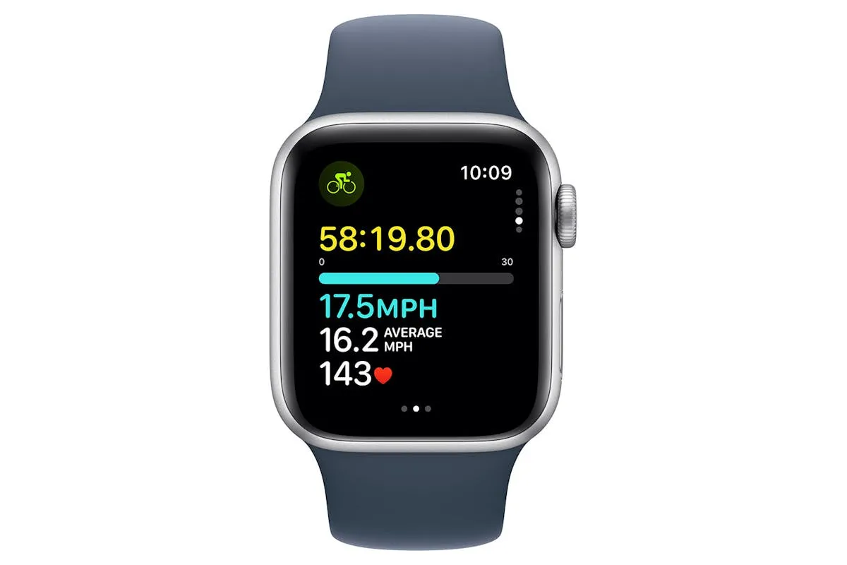 Apple Watch SE GPS | 40mm | Silver Aluminium Case with Silver Sport Band - S/M