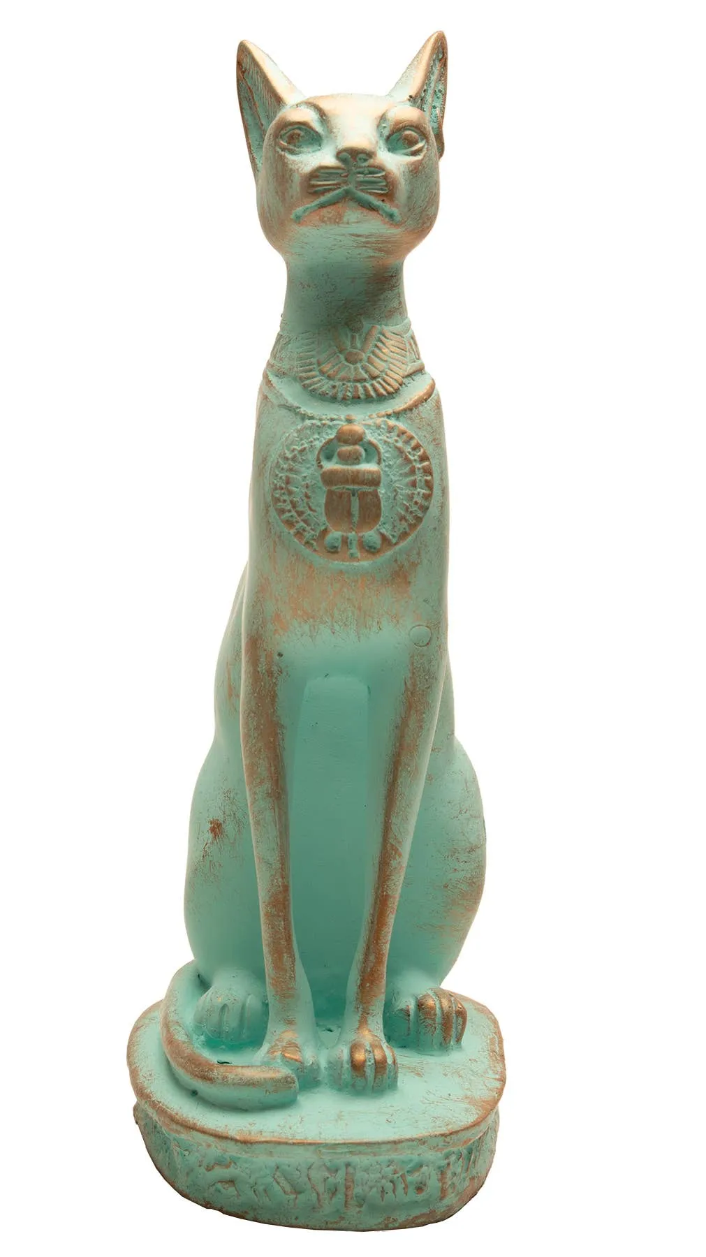 Bastet Cat Statues - Patina: Large