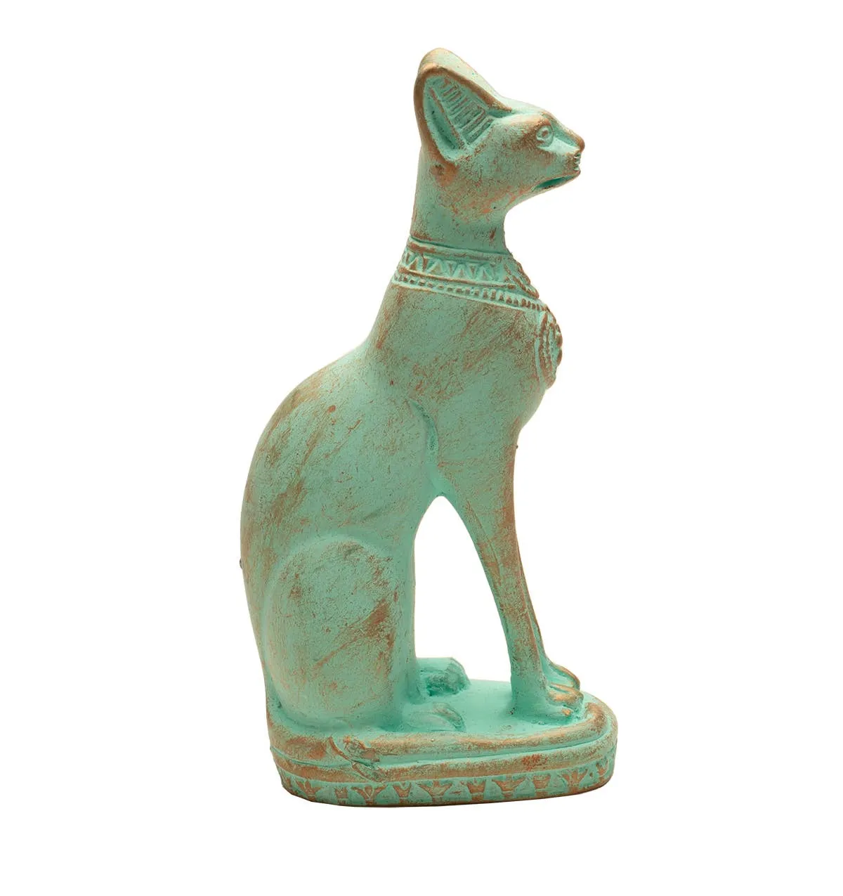 Bastet Cat Statues - Patina: Large