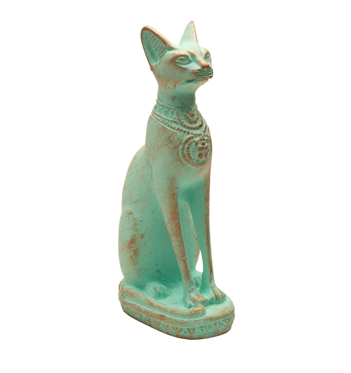 Bastet Cat Statues - Patina: Large