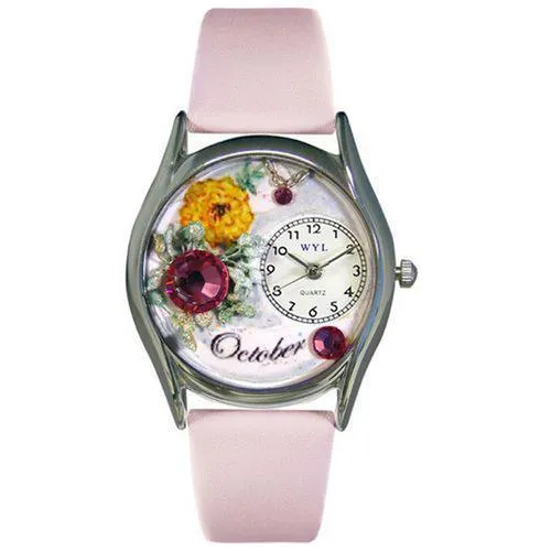 Birthstone Jewelry: October Birthstone Watch Small Silver Style