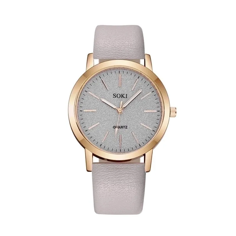 Casual Simple Style Starry Sky Buckle Quartz Women's Watches