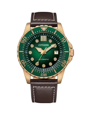 Citizen Automatic Green Dial Mens Watch NJ0173-18X