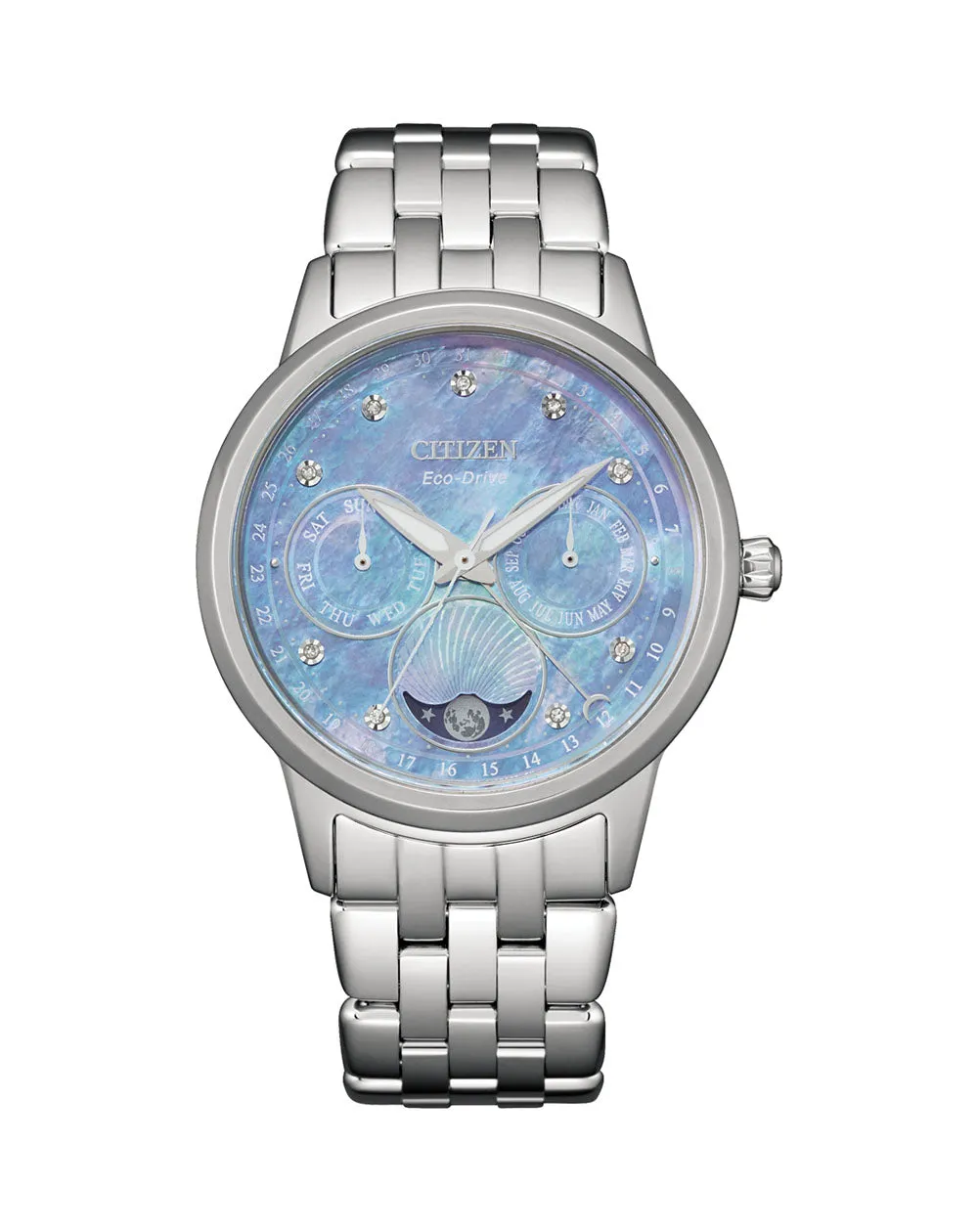 Citizen Ladies Eco-Drive Blue Mother Of Pearl Watch FD0000-52N