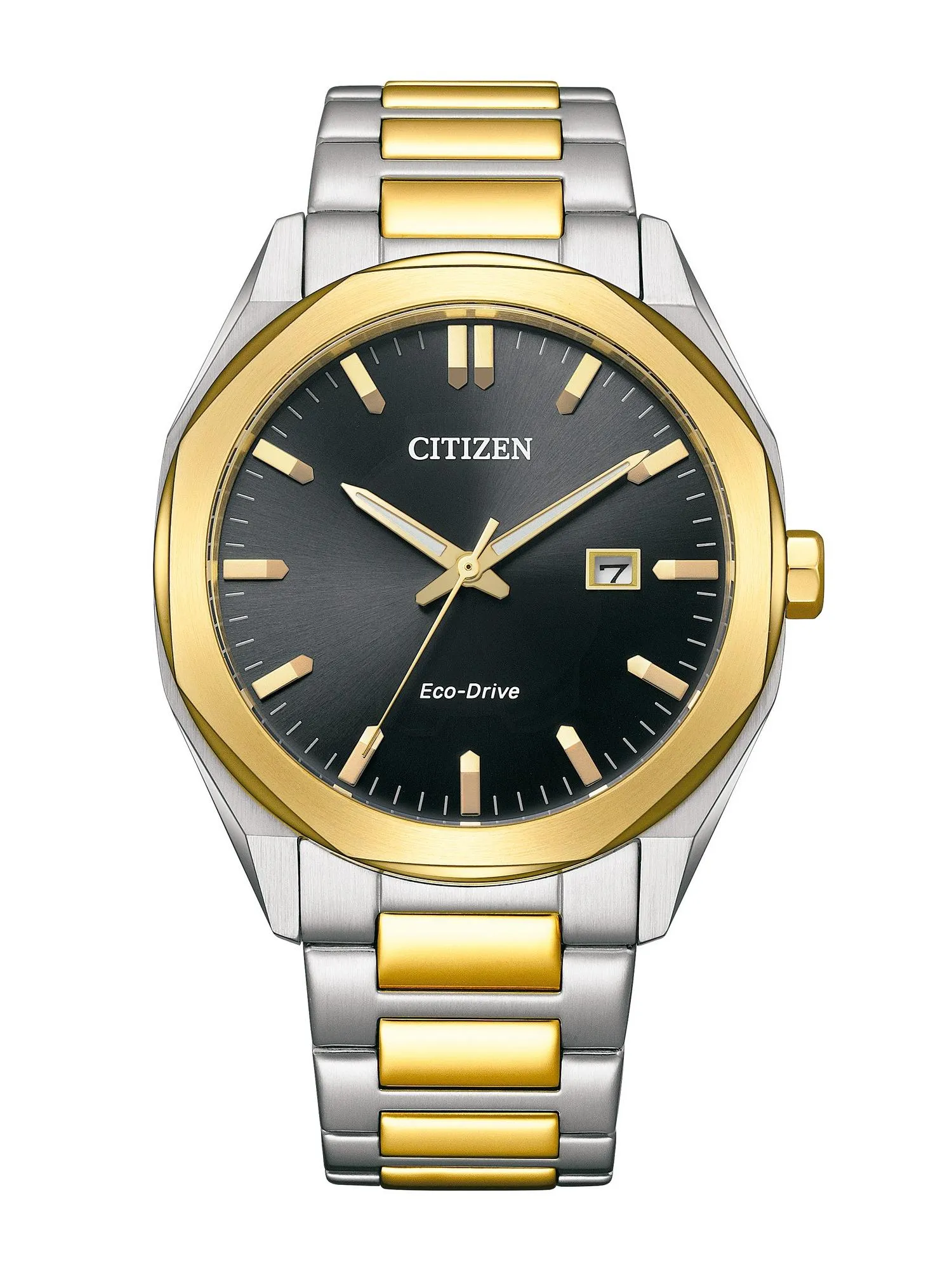 Citizen Men 41 mm Size Black Dial Eco-Drive Watch- BM7604-80E