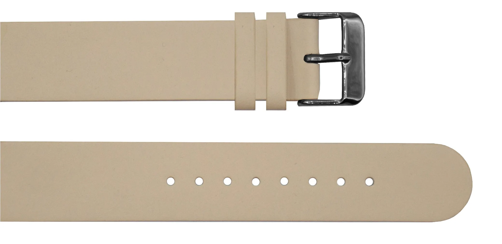 Cream Leather Strap - For Botanist Watches