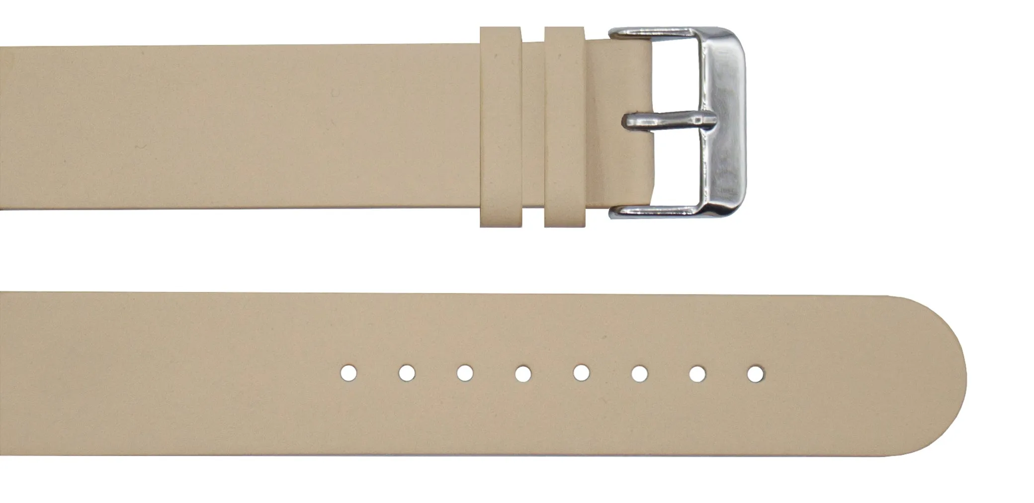 Cream Leather Strap - For Botanist Watches