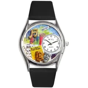 Drama Theater Watch Small Silver Style