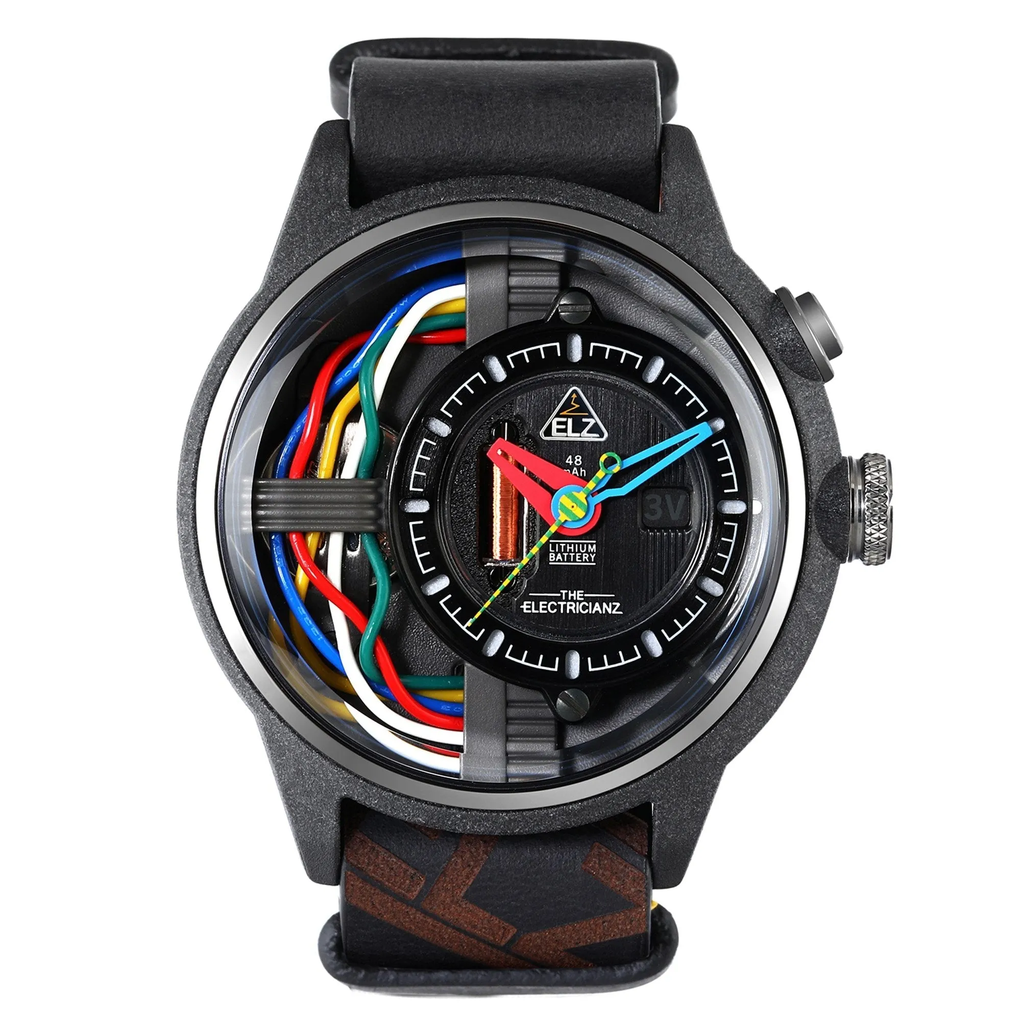 Electricianz Black Carbon Z Watch ZZ-A1A/03