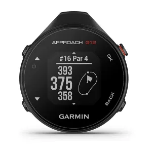 Garmin Approach G12 Clip-on Golf GPS Rangefinder 42k  Preloaded Courses Black Watch - 010-02555-00