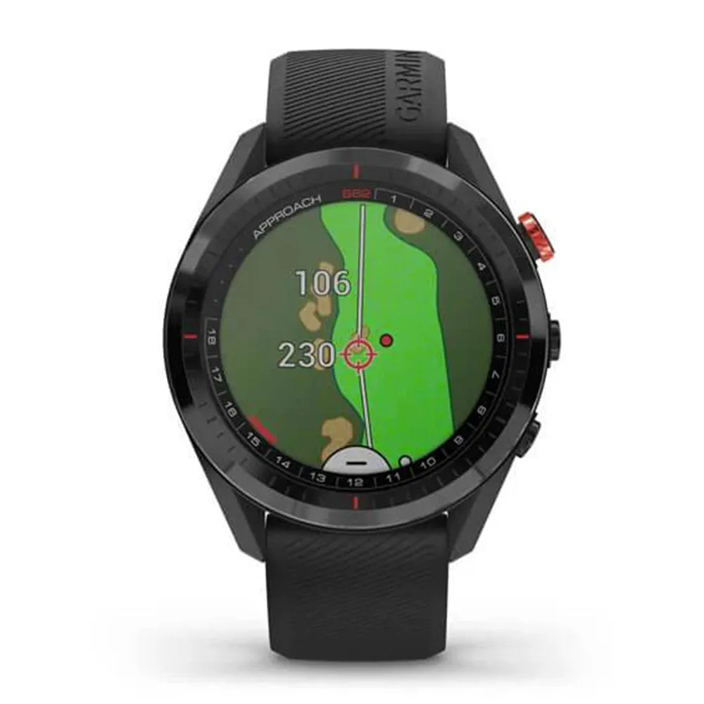 Garmin Approach S62 Black Silicone Band Sport GPS Golf Smart Watch - 010-02200-00