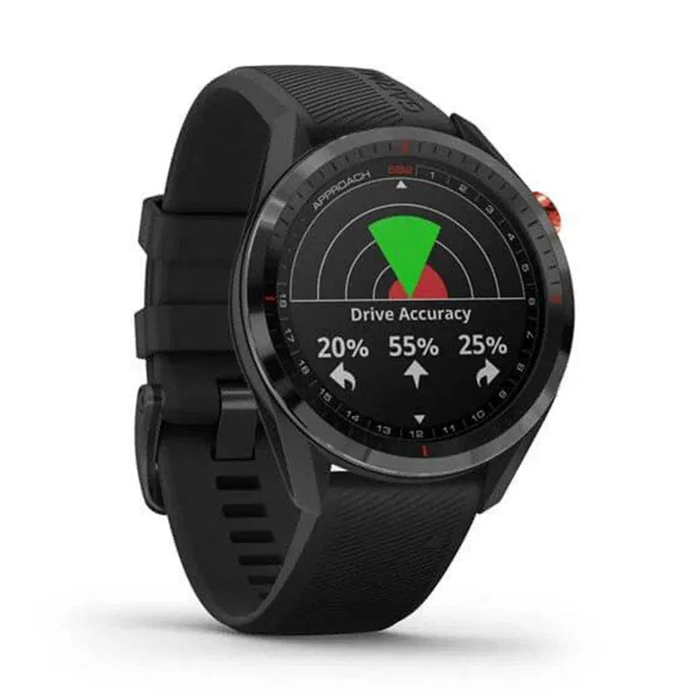 Garmin Approach S62 Black Silicone Band Sport GPS Golf Smart Watch - 010-02200-00