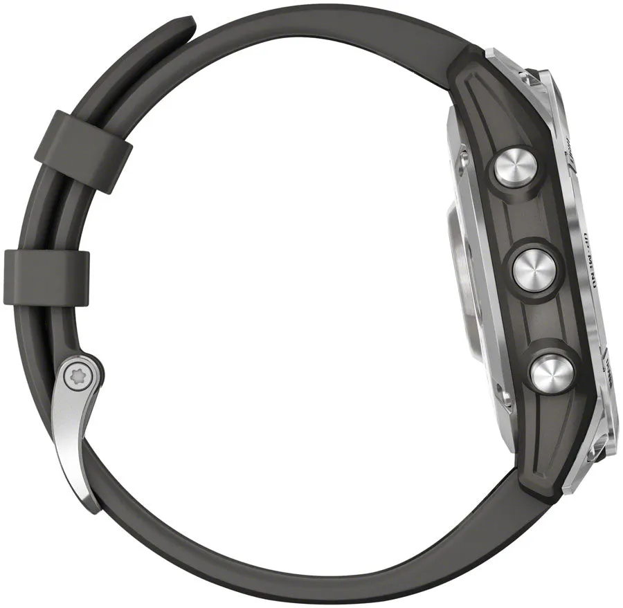 Garmin fenix 7 Standard Ed Silver || Graphite Band 47mm