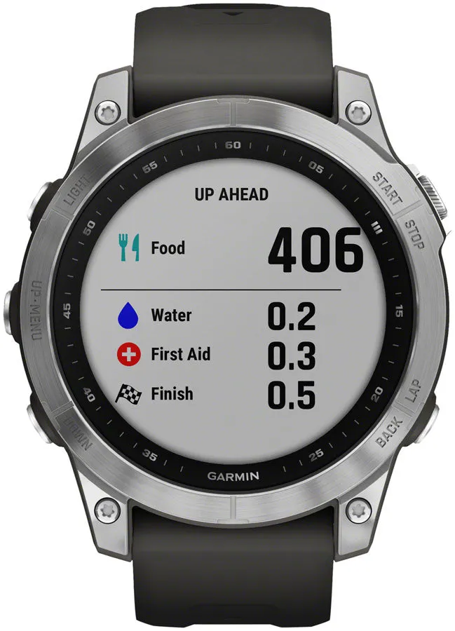 Garmin fenix 7 Standard Ed Silver || Graphite Band 47mm