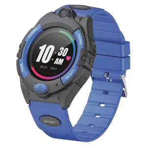 Green Lion Series 4 GL-KD10 4G Kids Smart Watch Black Case With Blue Strap