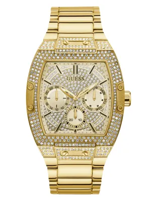 Guess Men's Gold Dial Analog Watch - GW0094G2