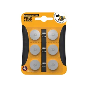 JCB Watch Batteries (Mixture) - 6 Pack