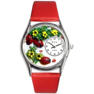 Ladybugs Watch Small Silver Style