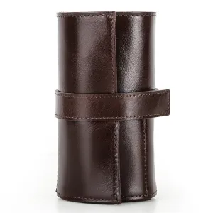 Leather Watch Roll For 6 Watches