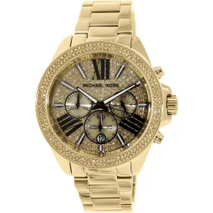 Michael Kors Women's Wren MK6095 Gold Stainless-Steel Quartz Fashion WatchMichael Kors Women's Wren MK6095 Gold Stainless-Steel Quartz Fashion Watch