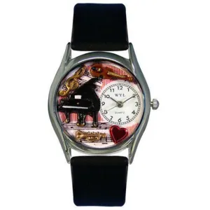 Music Teacher Watch Small Silver Style