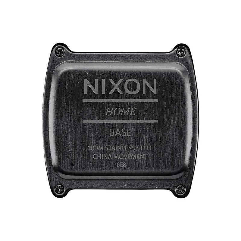 Nixon Base Men’s Retro Style Smart Watch (38mm. Digital Face/Stainless Steel Band)