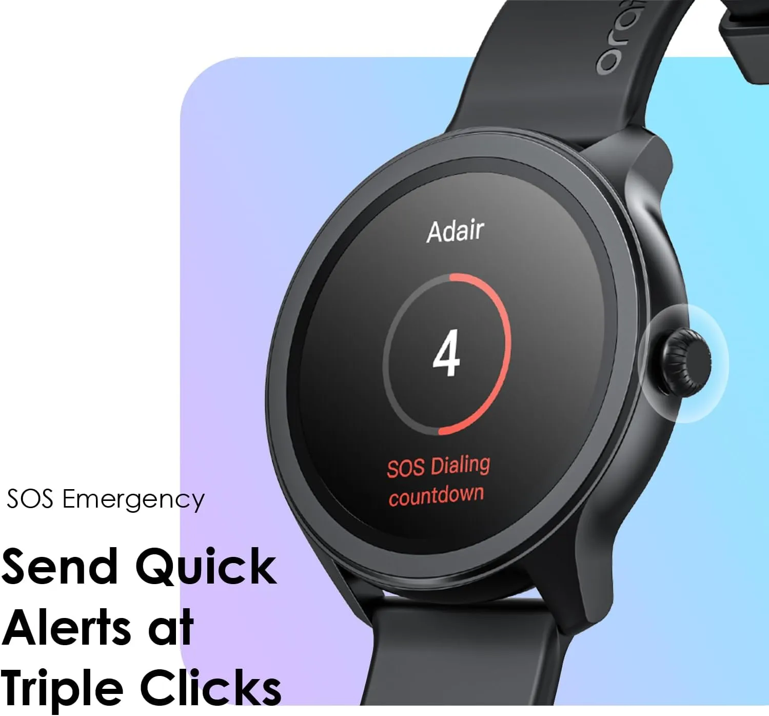 Oraimo Watch 2R Bluetooth Calling Smart Watch for Men and Women,1.39"HD Smart Fitness Watch with Stepping Meter Heart Rate Monitor,120  Sports Modes & Quickly Reply SMS, Local Warranty