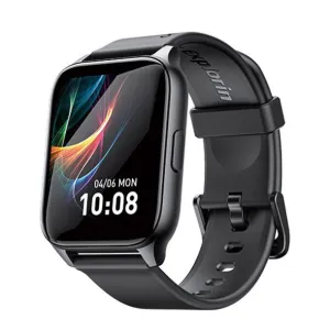 Oraimo Watch 4 Plus OSW-801 Smart Watch Black Case With Black Silicone Strap