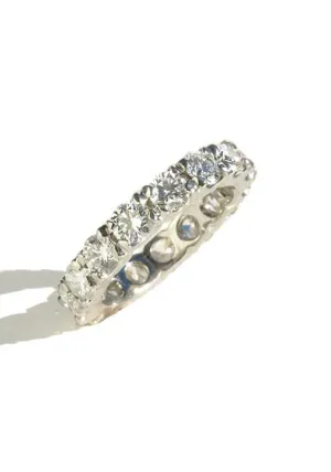 Oster Collection Platinum Round Diamond Eternity Band