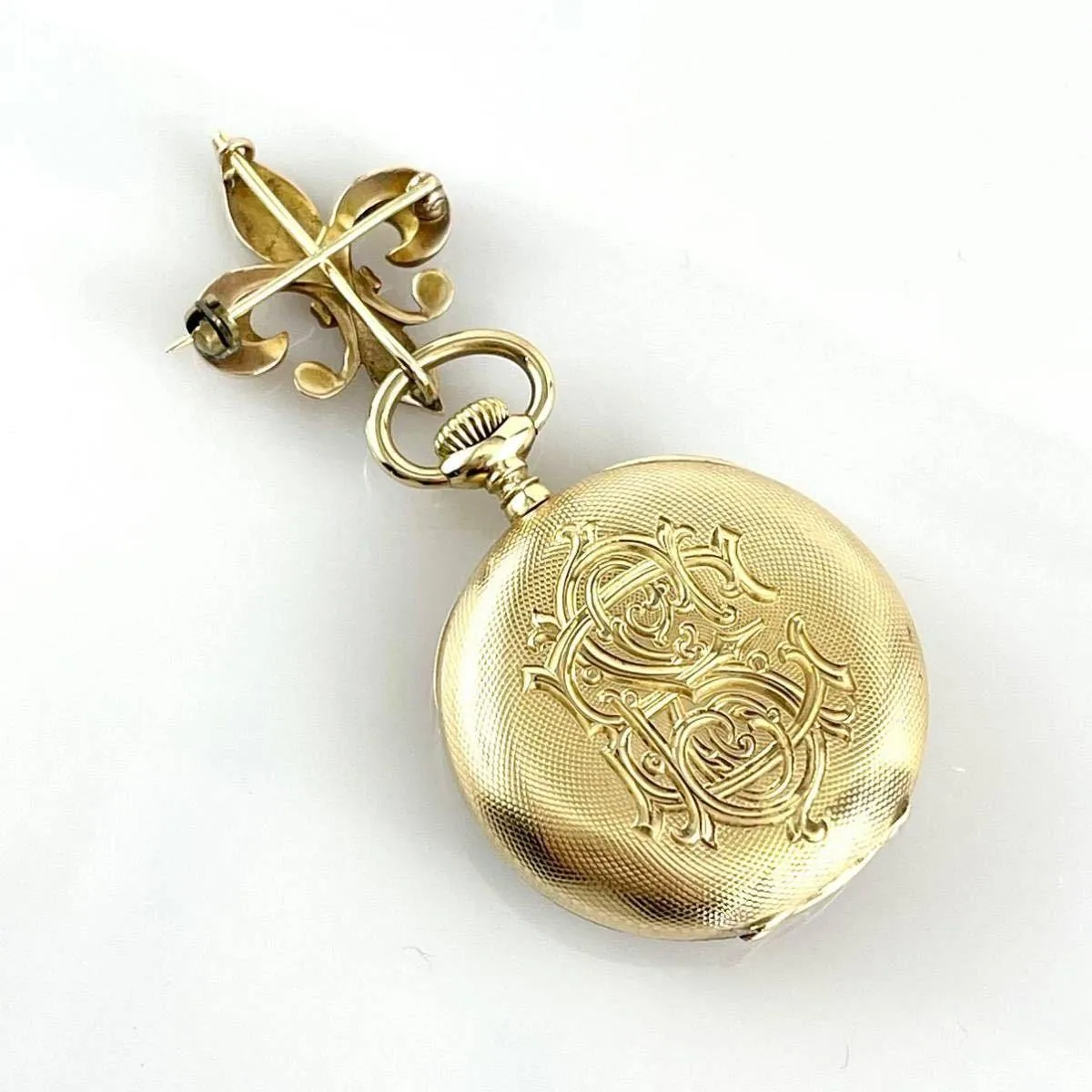 Patek Philippe Pocket Watch Precious 18K Gold Solid Antique 1902 Manual Rare