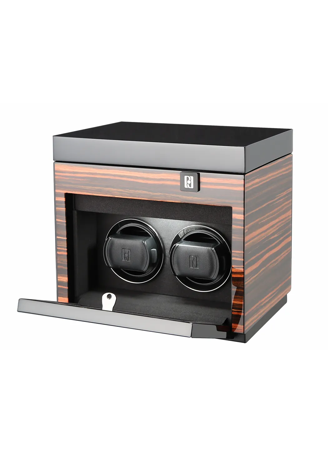 Paul Design Gentlemen 2 3 Macassar Double Watch Winder