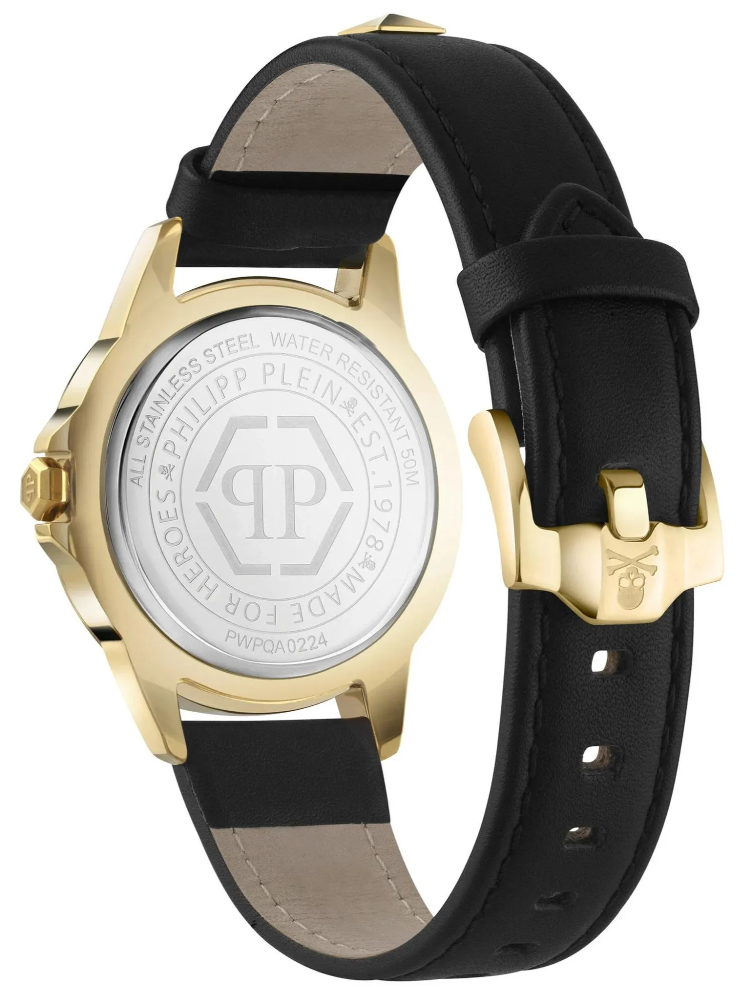 Philipp Plein Women 38 mm Size Black Dial Analog Watch - PWPQA0224