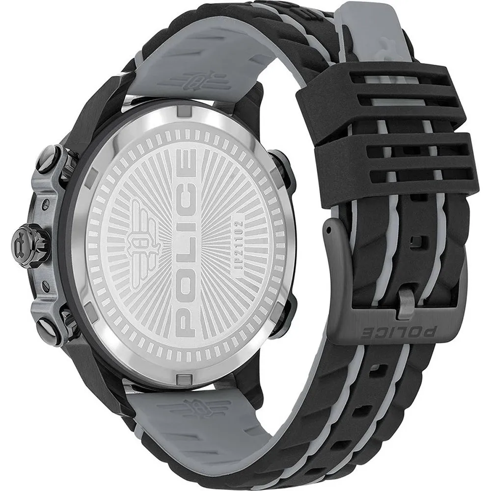 Police Taronga Black and Grey Silicon Watch PEWJP2110203