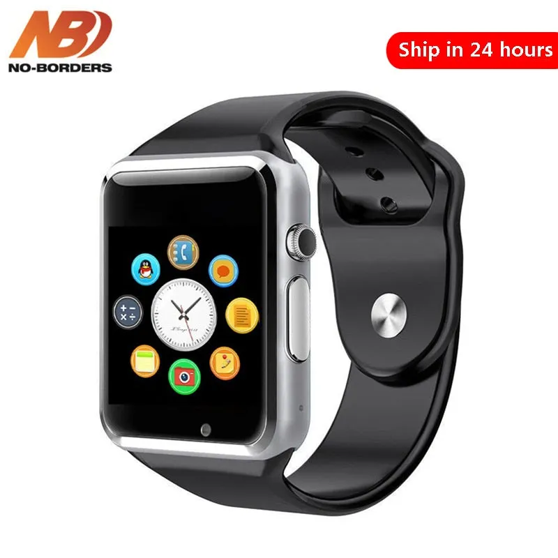 "NO-BORDERS" Wrist Watch Bluetooth   Sport Pedometer With SIM Camera Watch