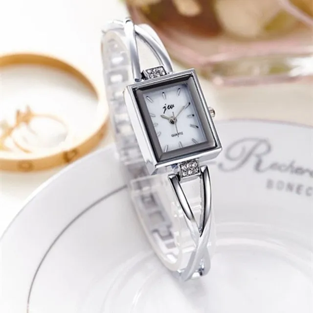 Rhinestone Watches Luxury Brand Stainless Steel Bracelet Quartz Dress Watches reloj mujer Clock