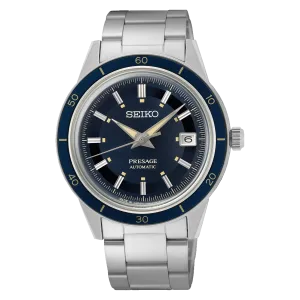 Seiko Presage 60's Automatic Watch with Blue Dial SRPG05J