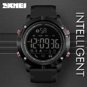 SKMEI Sports Bluetooth Digital Wristwatches Fashion Smart Watch Men Pedometer Calorie Remote Camera LED Military Watches Relogio