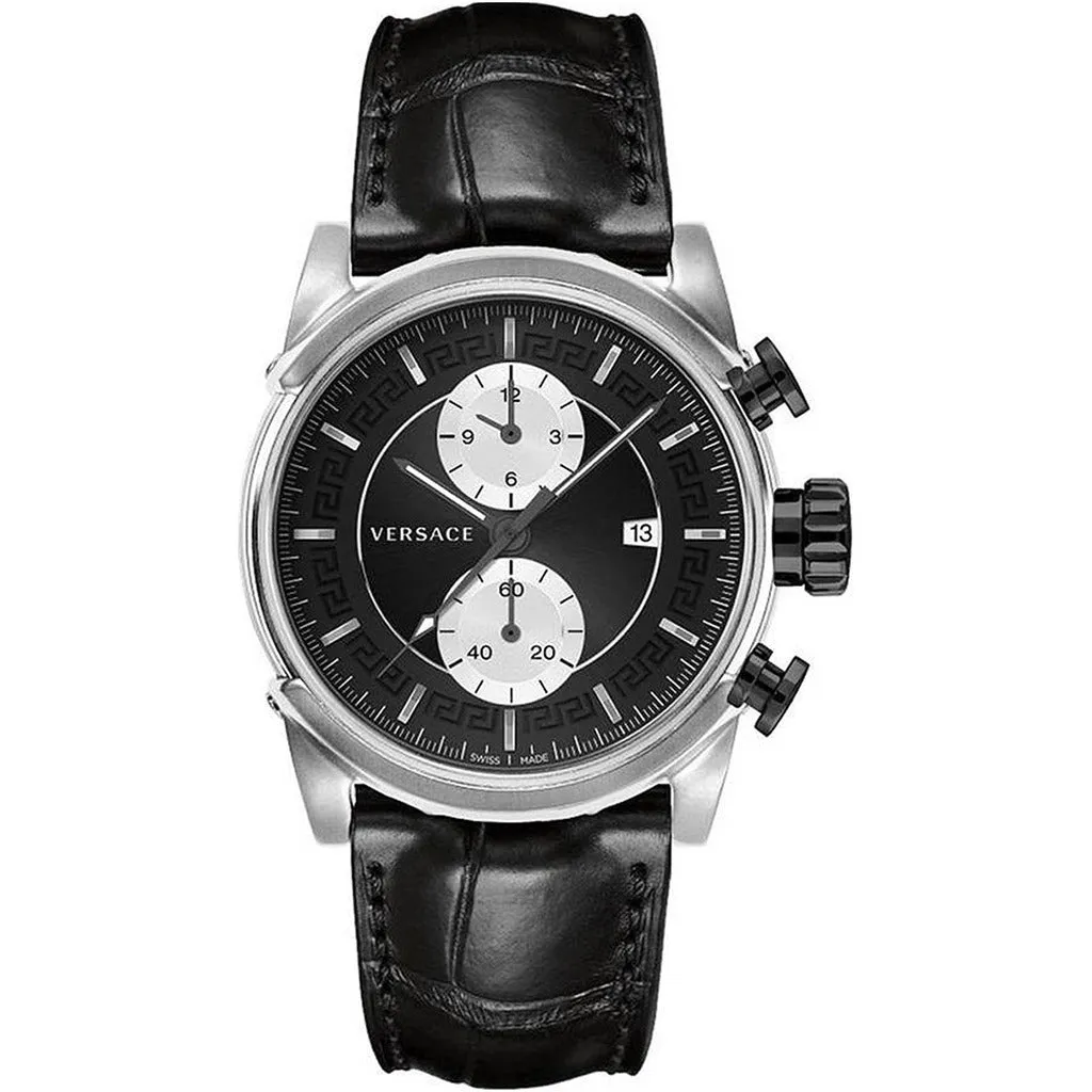 Sophisticated Chronograph Watch with Day Indicator for Modern Men