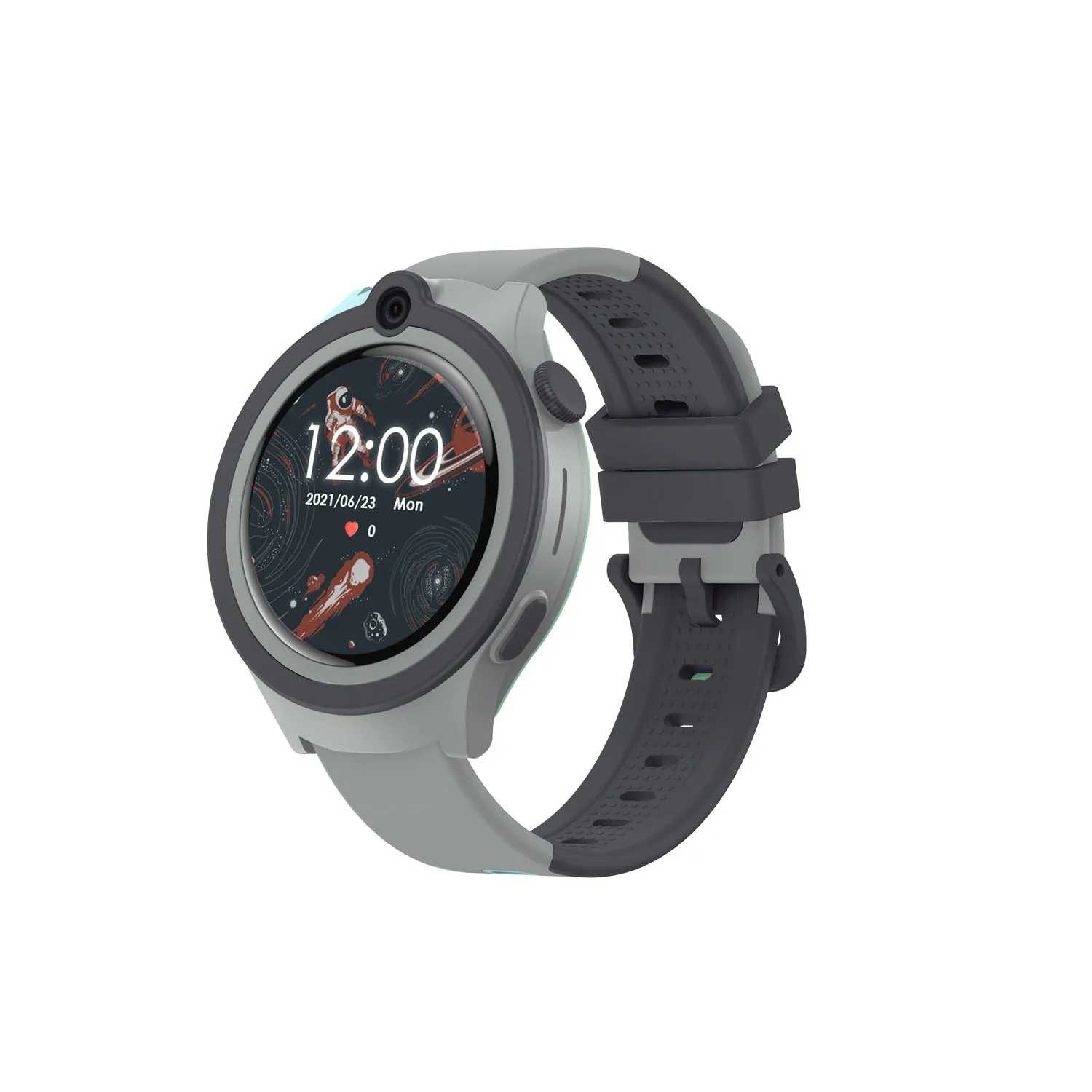 Spiky Cacus 4g Video & Voice Calling Smartwatch with GPS  - Black