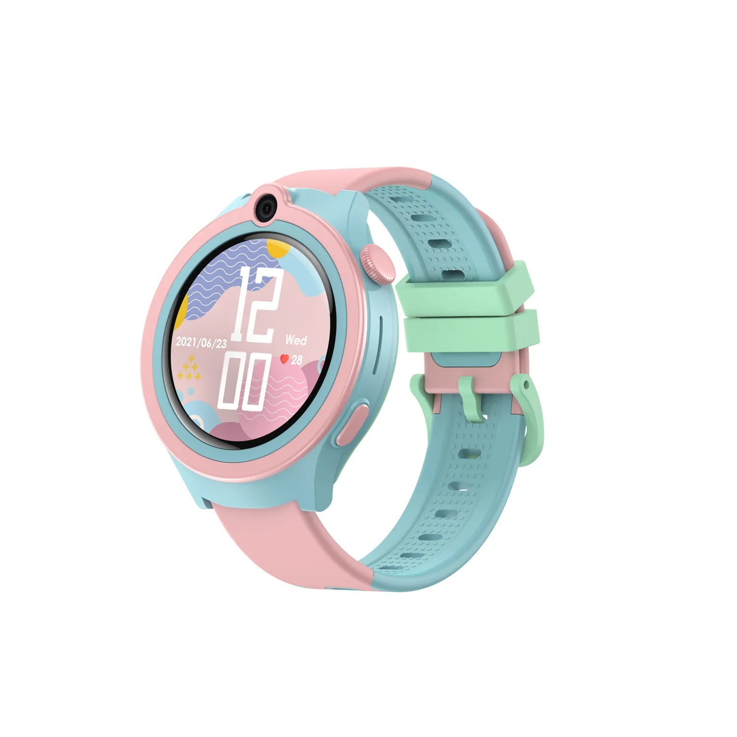 Spiky Cacus 4g Video & Voice Calling Smartwatch with GPS  - Pink