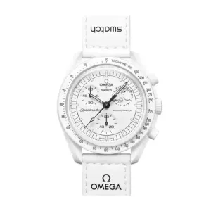 Swatch X Omega Bioceramic Moonswatch Mission To Moonphase Snoopy