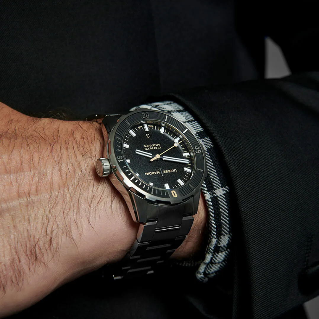 Ulysse Nardin - Diver 42 Black - Steel Bracelet - 42mm