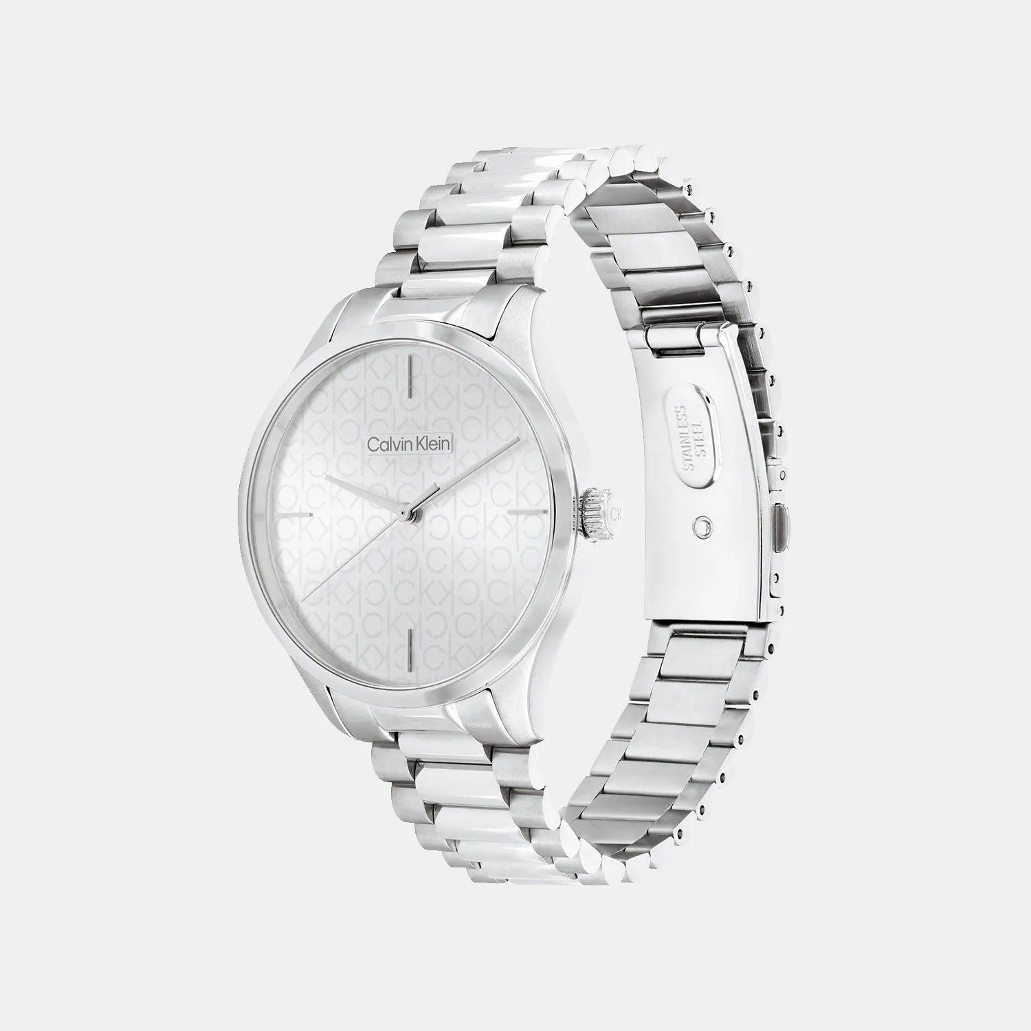 Unisex Silver Analog Stainless Steel Watch 25200168