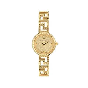 Versace Gold Tone 28 mm Dial Women Analogue Watch - VE7A00323